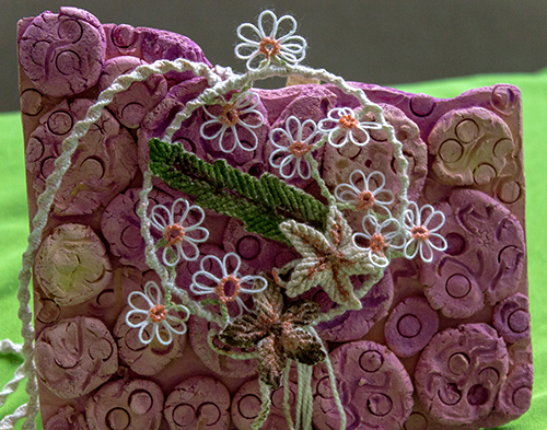 Анна Краузе кулон с цветами