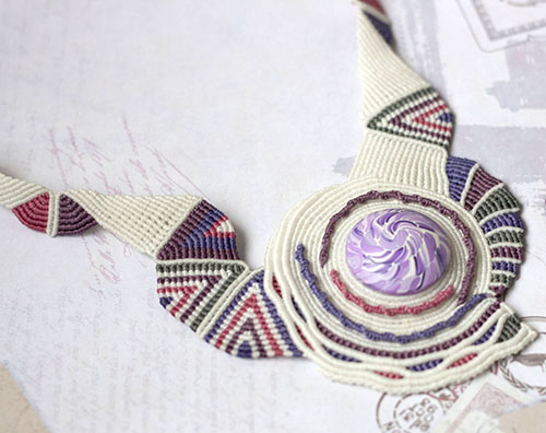 Кобызева Наталья плетенные украшения макраме