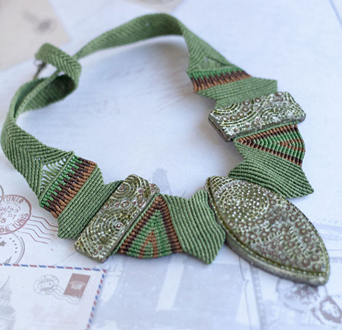 Кобызева Наталья плетенные украшения макраме