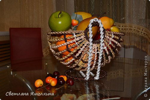 декор корзинка для фруктов
