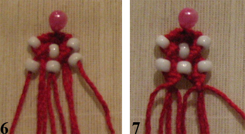 макраме легкая схема плетения браслета
